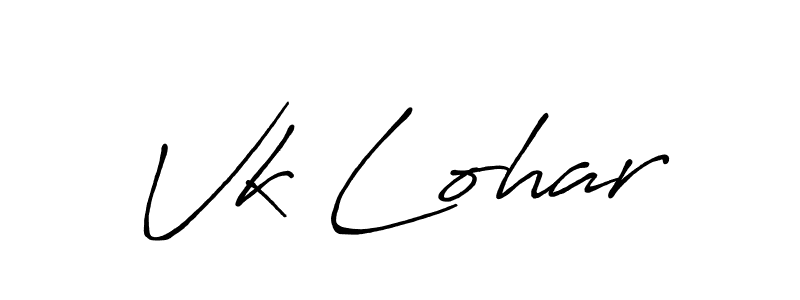It looks lik you need a new signature style for name Vk Lohar. Design unique handwritten (Antro_Vectra_Bolder) signature with our free signature maker in just a few clicks. Vk Lohar signature style 7 images and pictures png