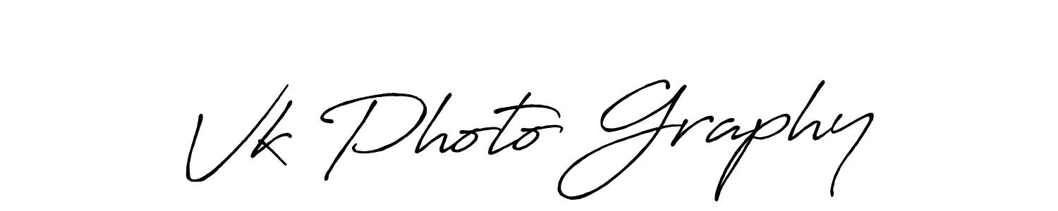 if you are searching for the best signature style for your name Vk Photo Graphy. so please give up your signature search. here we have designed multiple signature styles  using Antro_Vectra_Bolder. Vk Photo Graphy signature style 7 images and pictures png