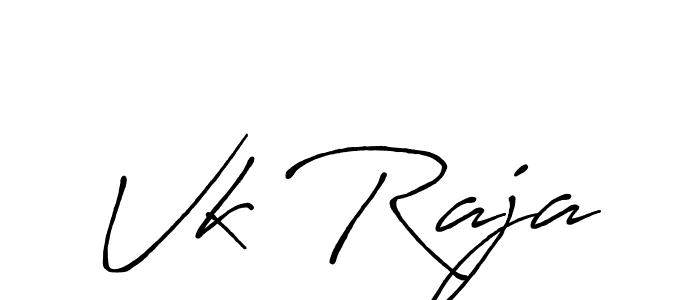 Similarly Antro_Vectra_Bolder is the best handwritten signature design. Signature creator online .You can use it as an online autograph creator for name Vk Raja. Vk Raja signature style 7 images and pictures png