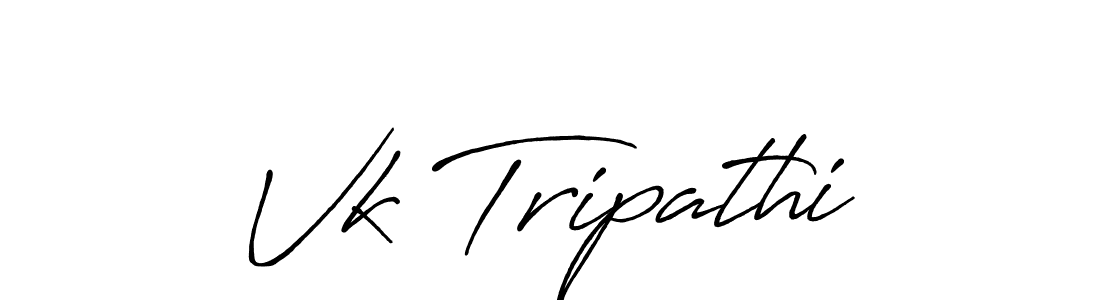 Also You can easily find your signature by using the search form. We will create Vk Tripathi name handwritten signature images for you free of cost using Antro_Vectra_Bolder sign style. Vk Tripathi signature style 7 images and pictures png