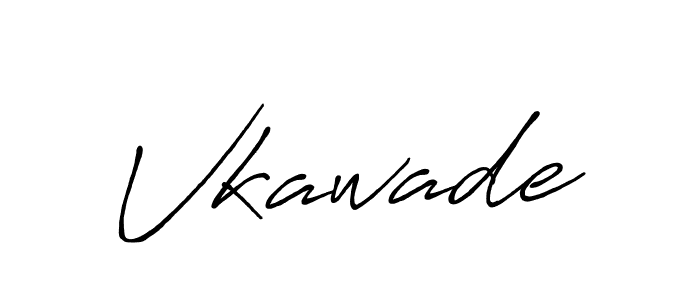 The best way (Antro_Vectra_Bolder) to make a short signature is to pick only two or three words in your name. The name Vkawade include a total of six letters. For converting this name. Vkawade signature style 7 images and pictures png