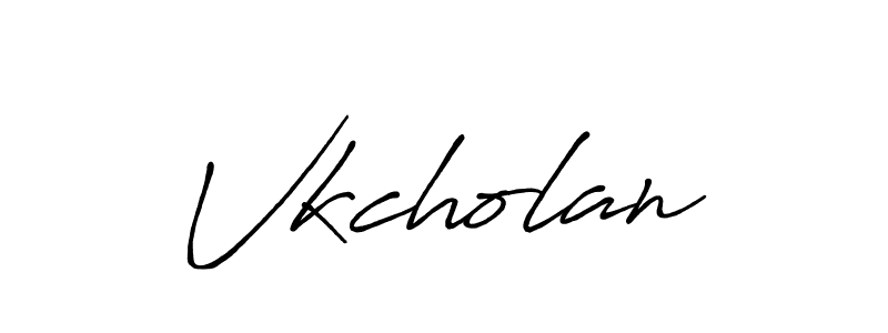Vkcholan stylish signature style. Best Handwritten Sign (Antro_Vectra_Bolder) for my name. Handwritten Signature Collection Ideas for my name Vkcholan. Vkcholan signature style 7 images and pictures png