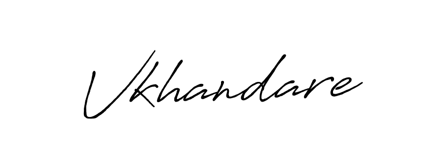 Also You can easily find your signature by using the search form. We will create Vkhandare name handwritten signature images for you free of cost using Antro_Vectra_Bolder sign style. Vkhandare signature style 7 images and pictures png