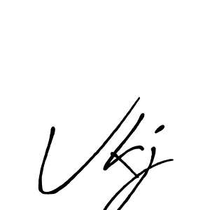 Make a beautiful signature design for name Vkj. Use this online signature maker to create a handwritten signature for free. Vkj signature style 7 images and pictures png