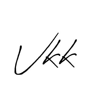 Best and Professional Signature Style for Vkk. Antro_Vectra_Bolder Best Signature Style Collection. Vkk signature style 7 images and pictures png