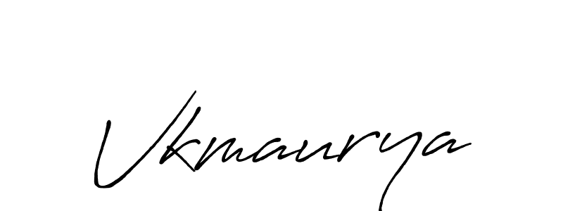 How to make Vkmaurya name signature. Use Antro_Vectra_Bolder style for creating short signs online. This is the latest handwritten sign. Vkmaurya signature style 7 images and pictures png