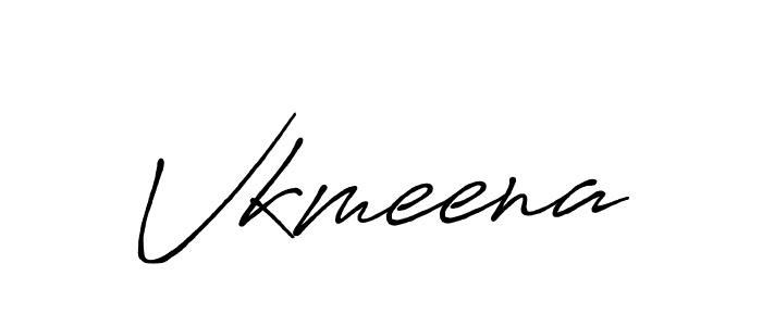 Vkmeena stylish signature style. Best Handwritten Sign (Antro_Vectra_Bolder) for my name. Handwritten Signature Collection Ideas for my name Vkmeena. Vkmeena signature style 7 images and pictures png