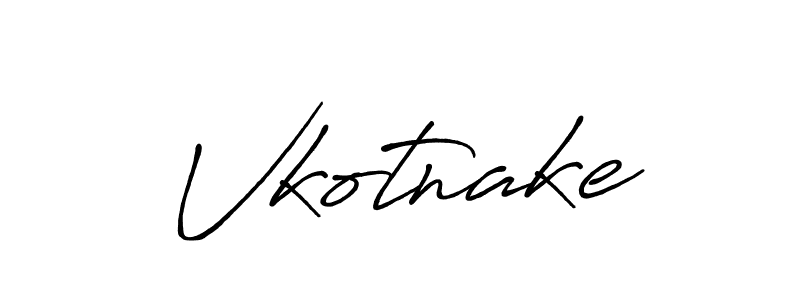 Vkotnake stylish signature style. Best Handwritten Sign (Antro_Vectra_Bolder) for my name. Handwritten Signature Collection Ideas for my name Vkotnake. Vkotnake signature style 7 images and pictures png
