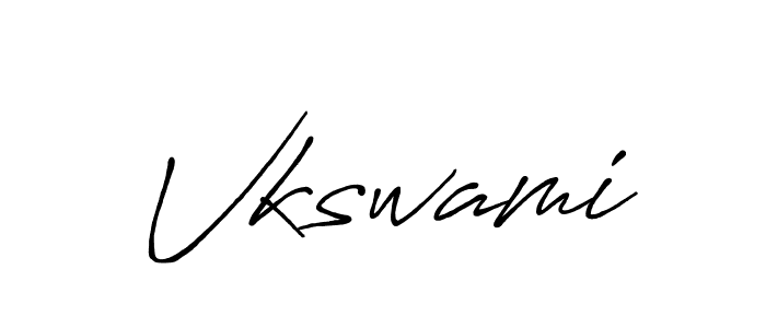 Also we have Vkswami name is the best signature style. Create professional handwritten signature collection using Antro_Vectra_Bolder autograph style. Vkswami signature style 7 images and pictures png