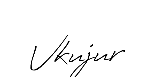 Vkujur stylish signature style. Best Handwritten Sign (Antro_Vectra_Bolder) for my name. Handwritten Signature Collection Ideas for my name Vkujur. Vkujur signature style 7 images and pictures png