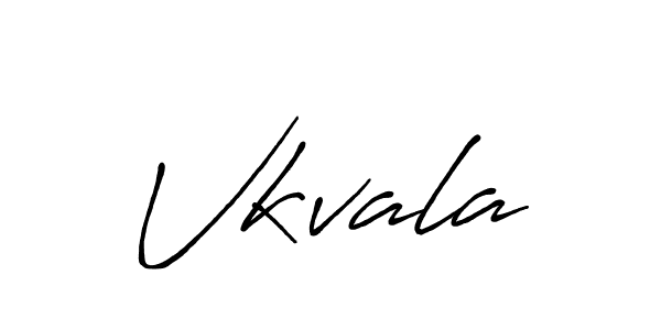 Create a beautiful signature design for name Vkvala. With this signature (Antro_Vectra_Bolder) fonts, you can make a handwritten signature for free. Vkvala signature style 7 images and pictures png