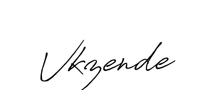 It looks lik you need a new signature style for name Vkzende. Design unique handwritten (Antro_Vectra_Bolder) signature with our free signature maker in just a few clicks. Vkzende signature style 7 images and pictures png
