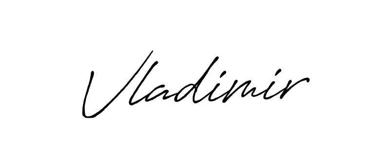 How to make Vladimir name signature. Use Antro_Vectra_Bolder style for creating short signs online. This is the latest handwritten sign. Vladimir signature style 7 images and pictures png