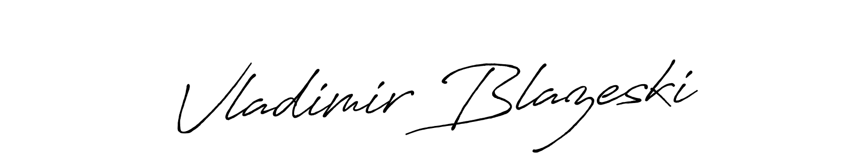 Use a signature maker to create a handwritten signature online. With this signature software, you can design (Antro_Vectra_Bolder) your own signature for name Vladimir Blazeski. Vladimir Blazeski signature style 7 images and pictures png