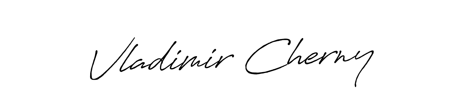 Similarly Antro_Vectra_Bolder is the best handwritten signature design. Signature creator online .You can use it as an online autograph creator for name Vladimir Cherny. Vladimir Cherny signature style 7 images and pictures png