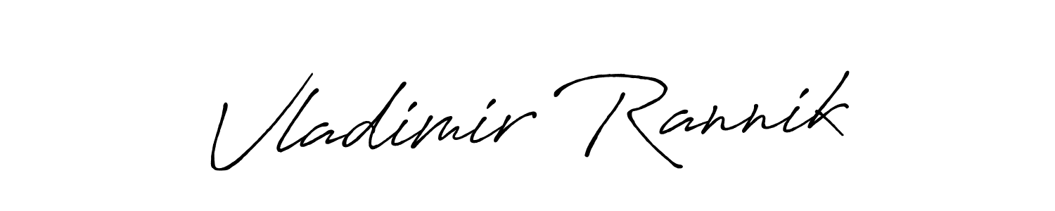 Make a beautiful signature design for name Vladimir Rannik. With this signature (Antro_Vectra_Bolder) style, you can create a handwritten signature for free. Vladimir Rannik signature style 7 images and pictures png