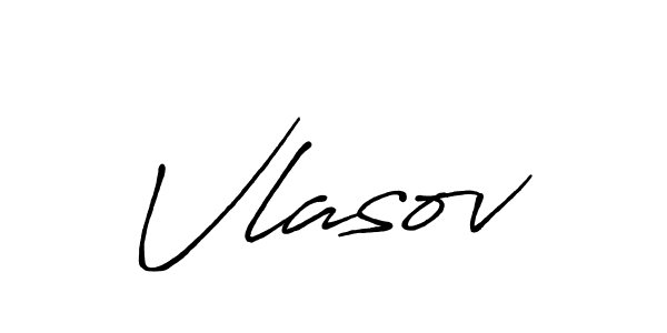 Make a beautiful signature design for name Vlasov. With this signature (Antro_Vectra_Bolder) style, you can create a handwritten signature for free. Vlasov signature style 7 images and pictures png