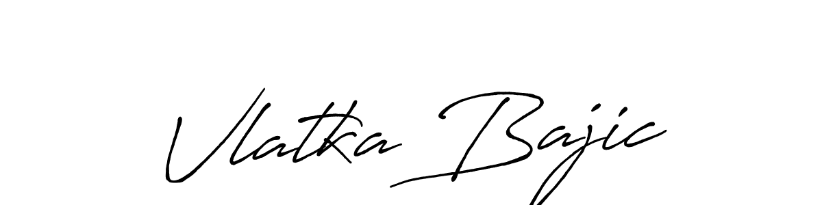 Once you've used our free online signature maker to create your best signature Antro_Vectra_Bolder style, it's time to enjoy all of the benefits that Vlatka Bajic name signing documents. Vlatka Bajic signature style 7 images and pictures png