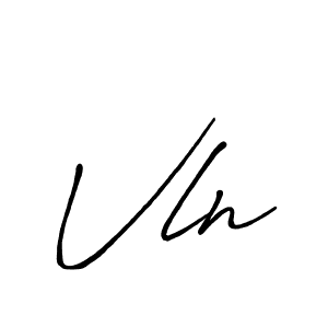 Use a signature maker to create a handwritten signature online. With this signature software, you can design (Antro_Vectra_Bolder) your own signature for name Vln. Vln signature style 7 images and pictures png