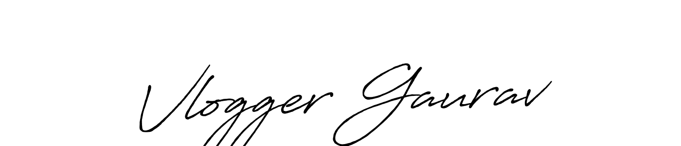 This is the best signature style for the Vlogger Gaurav name. Also you like these signature font (Antro_Vectra_Bolder). Mix name signature. Vlogger Gaurav signature style 7 images and pictures png