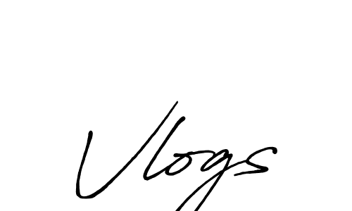 Make a short Vlogs signature style. Manage your documents anywhere anytime using Antro_Vectra_Bolder. Create and add eSignatures, submit forms, share and send files easily. Vlogs signature style 7 images and pictures png