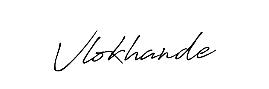 The best way (Antro_Vectra_Bolder) to make a short signature is to pick only two or three words in your name. The name Vlokhande include a total of six letters. For converting this name. Vlokhande signature style 7 images and pictures png