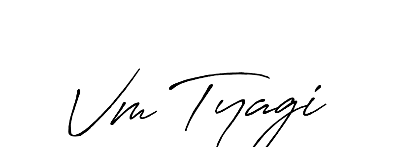 Once you've used our free online signature maker to create your best signature Antro_Vectra_Bolder style, it's time to enjoy all of the benefits that Vm Tyagi name signing documents. Vm Tyagi signature style 7 images and pictures png