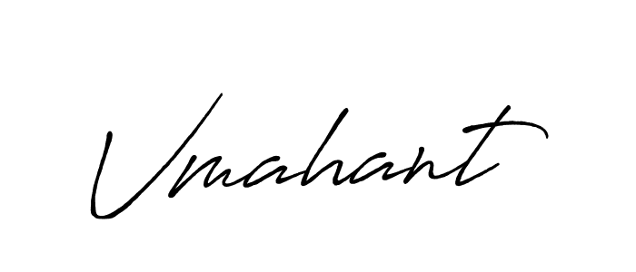 Also we have Vmahant name is the best signature style. Create professional handwritten signature collection using Antro_Vectra_Bolder autograph style. Vmahant signature style 7 images and pictures png