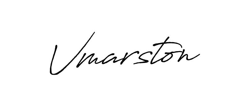 Vmarston stylish signature style. Best Handwritten Sign (Antro_Vectra_Bolder) for my name. Handwritten Signature Collection Ideas for my name Vmarston. Vmarston signature style 7 images and pictures png
