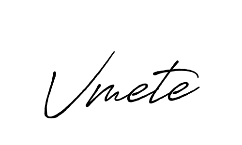 How to make Vmete signature? Antro_Vectra_Bolder is a professional autograph style. Create handwritten signature for Vmete name. Vmete signature style 7 images and pictures png