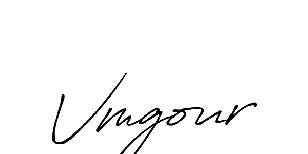 Vmgour stylish signature style. Best Handwritten Sign (Antro_Vectra_Bolder) for my name. Handwritten Signature Collection Ideas for my name Vmgour. Vmgour signature style 7 images and pictures png