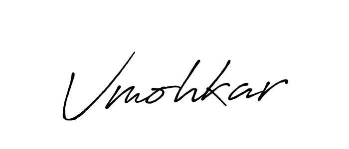 Also we have Vmohkar name is the best signature style. Create professional handwritten signature collection using Antro_Vectra_Bolder autograph style. Vmohkar signature style 7 images and pictures png