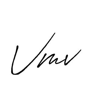 You should practise on your own different ways (Antro_Vectra_Bolder) to write your name (Vmv) in signature. don't let someone else do it for you. Vmv signature style 7 images and pictures png