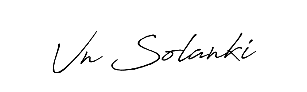 Make a beautiful signature design for name Vn Solanki. Use this online signature maker to create a handwritten signature for free. Vn Solanki signature style 7 images and pictures png