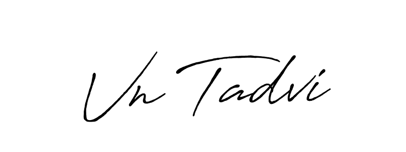 Design your own signature with our free online signature maker. With this signature software, you can create a handwritten (Antro_Vectra_Bolder) signature for name Vn Tadvi. Vn Tadvi signature style 7 images and pictures png