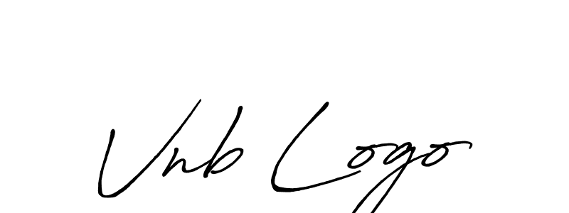 Design your own signature with our free online signature maker. With this signature software, you can create a handwritten (Antro_Vectra_Bolder) signature for name Vnb Logo. Vnb Logo signature style 7 images and pictures png