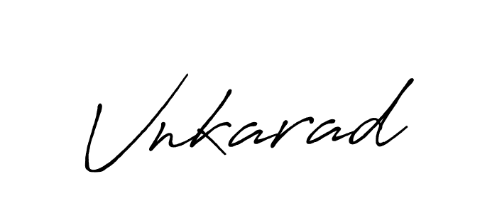 Make a beautiful signature design for name Vnkarad. With this signature (Antro_Vectra_Bolder) style, you can create a handwritten signature for free. Vnkarad signature style 7 images and pictures png