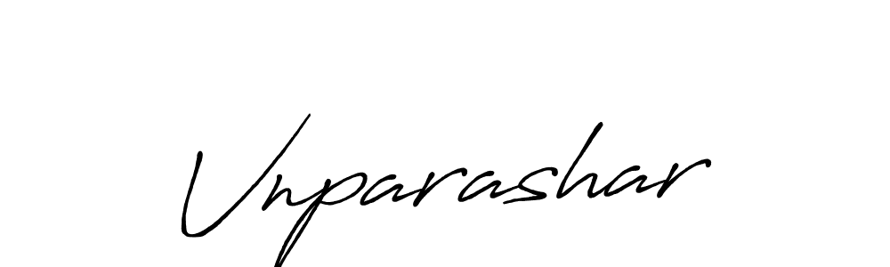 Design your own signature with our free online signature maker. With this signature software, you can create a handwritten (Antro_Vectra_Bolder) signature for name Vnparashar. Vnparashar signature style 7 images and pictures png