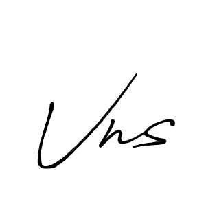 Similarly Antro_Vectra_Bolder is the best handwritten signature design. Signature creator online .You can use it as an online autograph creator for name Vns. Vns signature style 7 images and pictures png