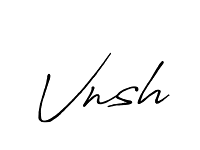Also we have Vnsh name is the best signature style. Create professional handwritten signature collection using Antro_Vectra_Bolder autograph style. Vnsh signature style 7 images and pictures png