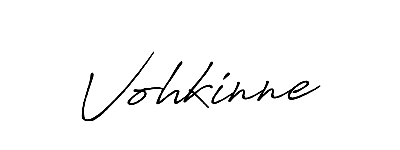 How to make Vohkinne signature? Antro_Vectra_Bolder is a professional autograph style. Create handwritten signature for Vohkinne name. Vohkinne signature style 7 images and pictures png