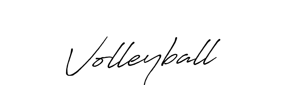 Make a beautiful signature design for name Volleyball. With this signature (Antro_Vectra_Bolder) style, you can create a handwritten signature for free. Volleyball signature style 7 images and pictures png