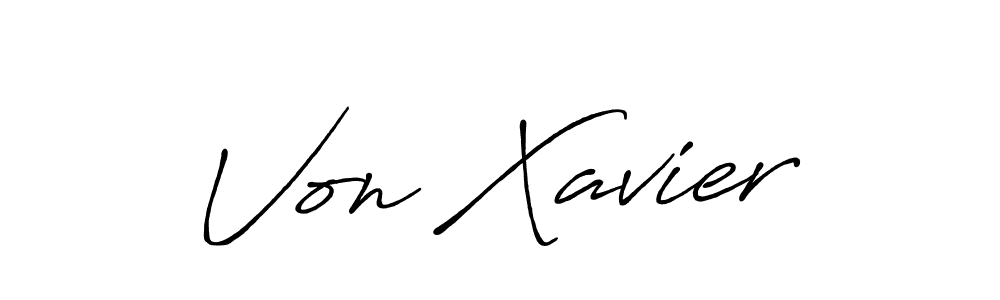 Once you've used our free online signature maker to create your best signature Antro_Vectra_Bolder style, it's time to enjoy all of the benefits that Von Xavier name signing documents. Von Xavier signature style 7 images and pictures png