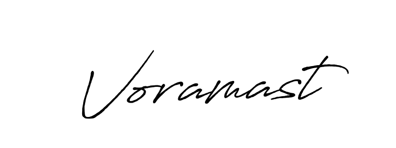 Design your own signature with our free online signature maker. With this signature software, you can create a handwritten (Antro_Vectra_Bolder) signature for name Voramast. Voramast signature style 7 images and pictures png