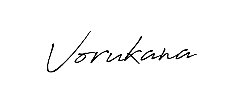 How to make Vorukana signature? Antro_Vectra_Bolder is a professional autograph style. Create handwritten signature for Vorukana name. Vorukana signature style 7 images and pictures png