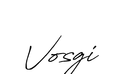 Vosgi stylish signature style. Best Handwritten Sign (Antro_Vectra_Bolder) for my name. Handwritten Signature Collection Ideas for my name Vosgi. Vosgi signature style 7 images and pictures png