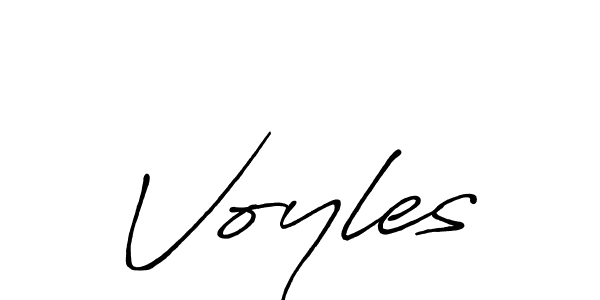 Voyles stylish signature style. Best Handwritten Sign (Antro_Vectra_Bolder) for my name. Handwritten Signature Collection Ideas for my name Voyles. Voyles signature style 7 images and pictures png