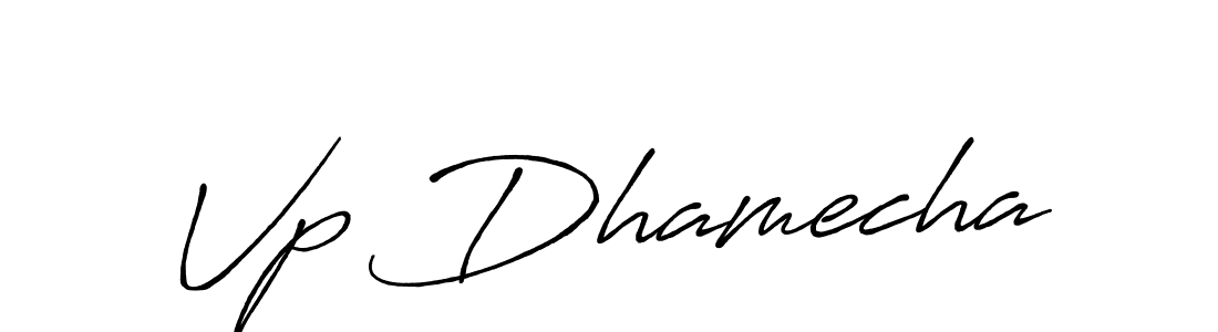 It looks lik you need a new signature style for name Vp Dhamecha. Design unique handwritten (Antro_Vectra_Bolder) signature with our free signature maker in just a few clicks. Vp Dhamecha signature style 7 images and pictures png