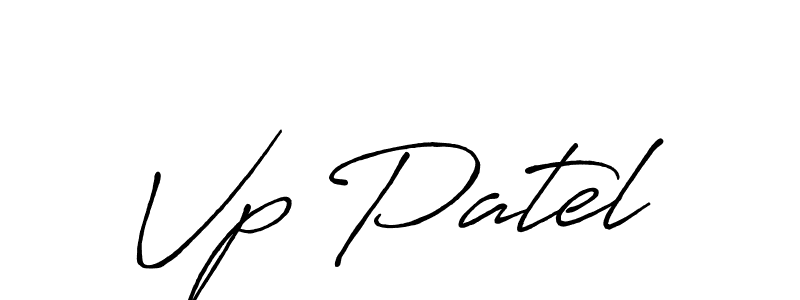 It looks lik you need a new signature style for name Vp Patel. Design unique handwritten (Antro_Vectra_Bolder) signature with our free signature maker in just a few clicks. Vp Patel signature style 7 images and pictures png