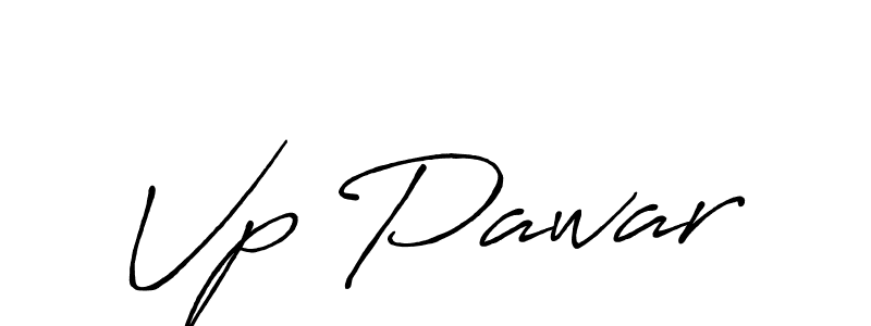 How to make Vp Pawar name signature. Use Antro_Vectra_Bolder style for creating short signs online. This is the latest handwritten sign. Vp Pawar signature style 7 images and pictures png